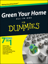 Green Your Home All in One For Dummies (eBook)
